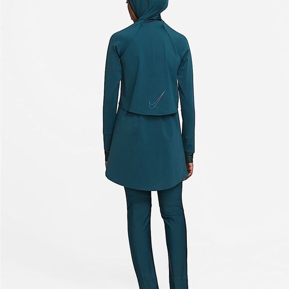 Nike modest victory lux swim leggings, teal size small women’s - Picture 2 of 6